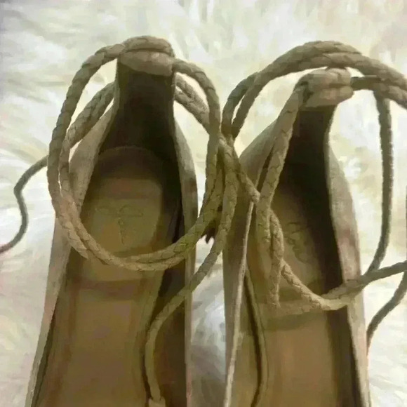Joie Angelynn Pump tan beige pointed sided ankle heels sz 39.5 or 9-9.5 - Picture 5 of 7